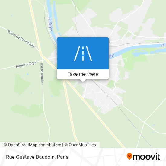 Rue Gustave Baudoin map