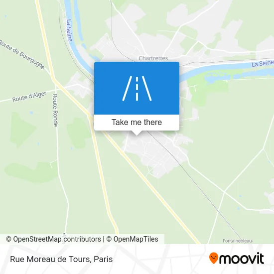 Rue Moreau de Tours map