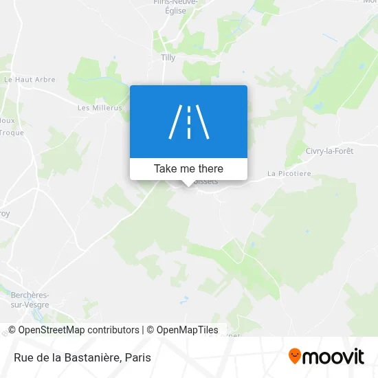 Rue de la Bastanière map