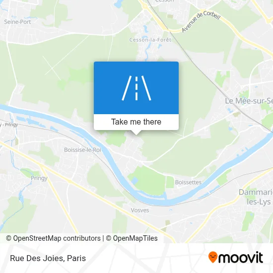 Rue Des Joies map