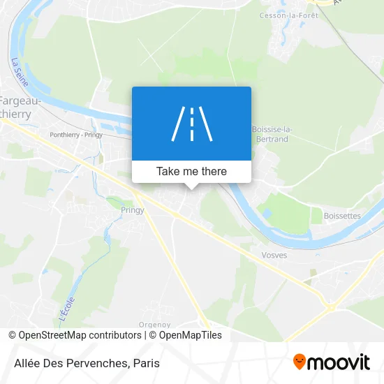 Allée Des Pervenches map