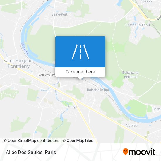 Allée Des Saules map