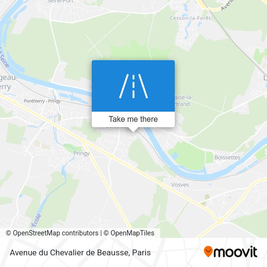 Avenue du Chevalier de Beausse map