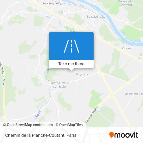 Chemin de la Planche-Coutant map