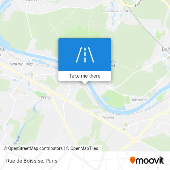 Rue de Boissise map