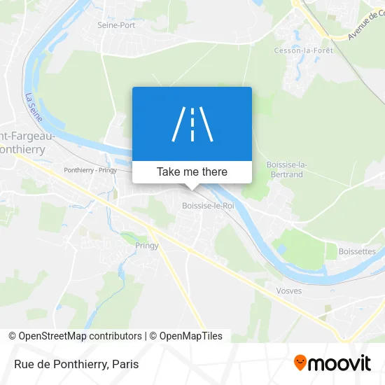 Rue de Ponthierry map
