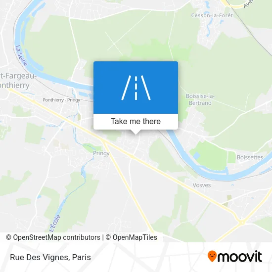 Rue Des Vignes map