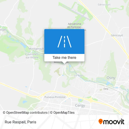 Rue Raspail map