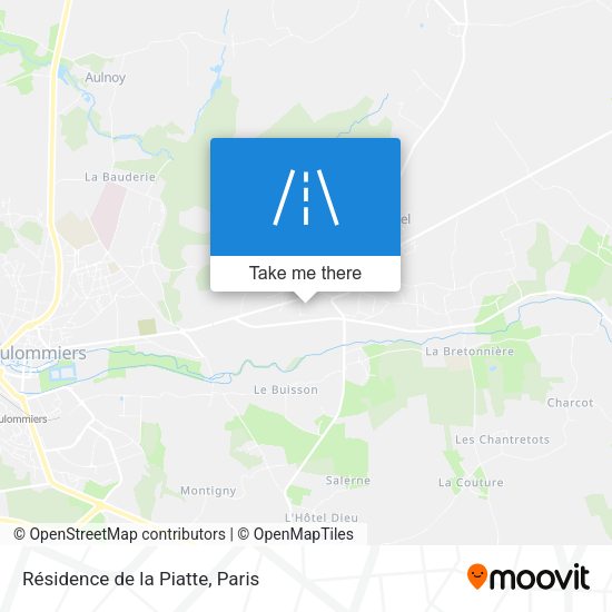 Résidence de la Piatte map