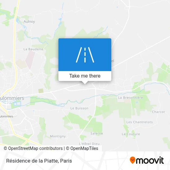 Résidence de la Piatte map