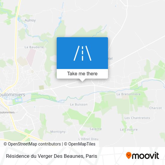 Résidence du Verger Des Beaunes map