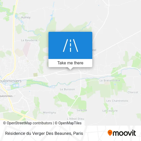 Résidence du Verger Des Beaunes map