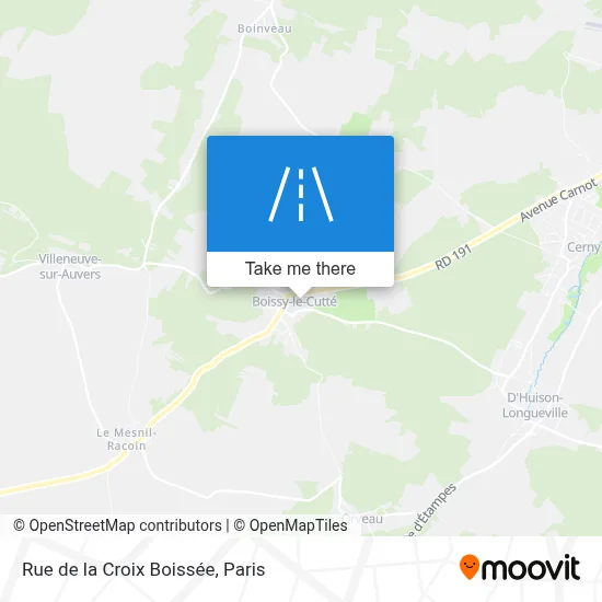 Rue de la Croix Boissée map