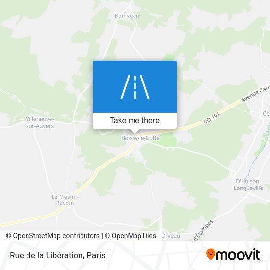 Rue de la Libération map