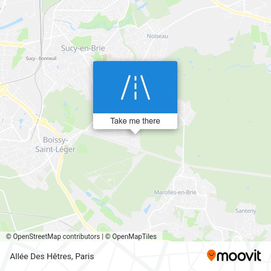 Allée Des Hêtres map