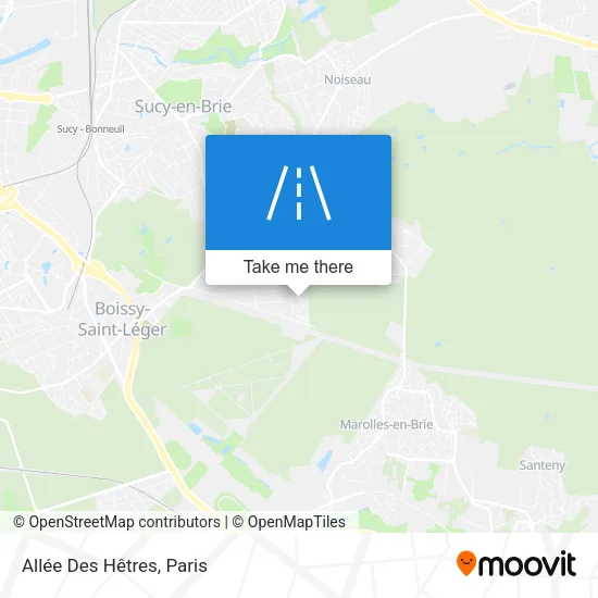 Allée Des Hêtres map