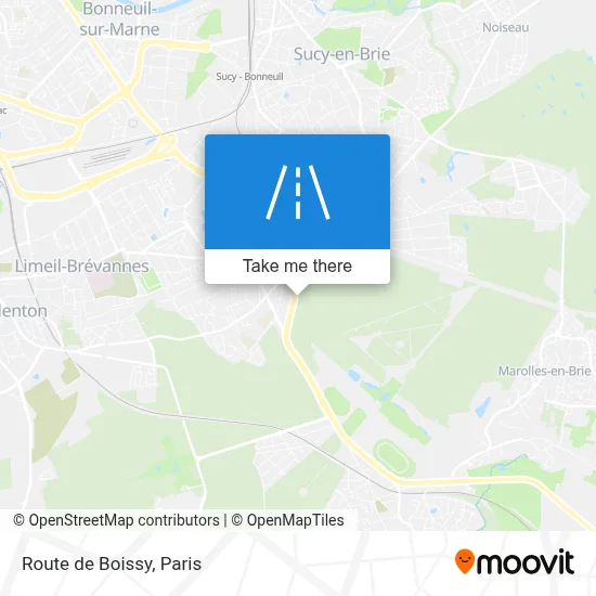 Route de Boissy map