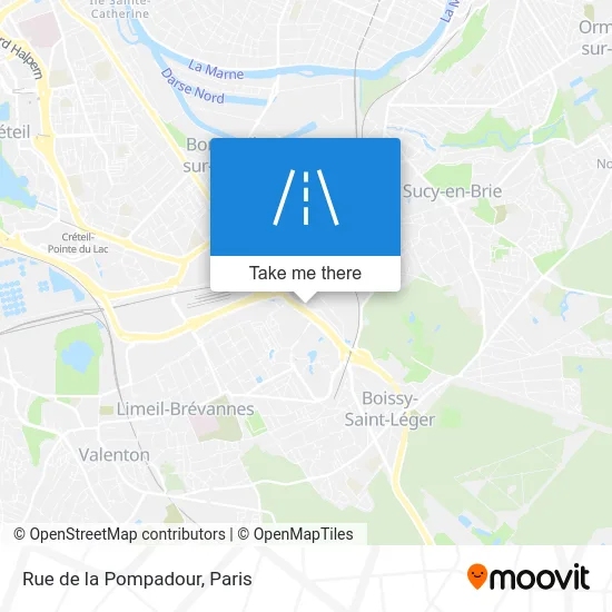 Rue de la Pompadour map