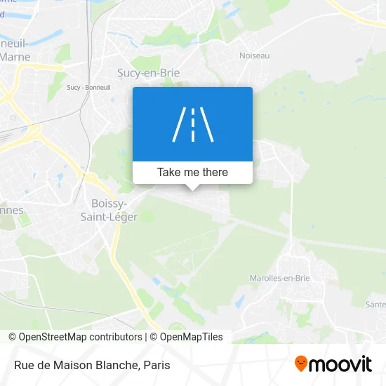 Rue de Maison Blanche map