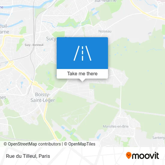 Rue du Tilleul map