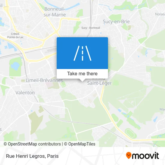 Rue Henri Legros map