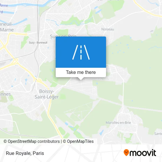 Rue Royale map