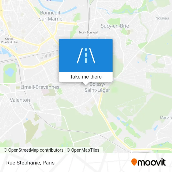 Rue Stéphanie map