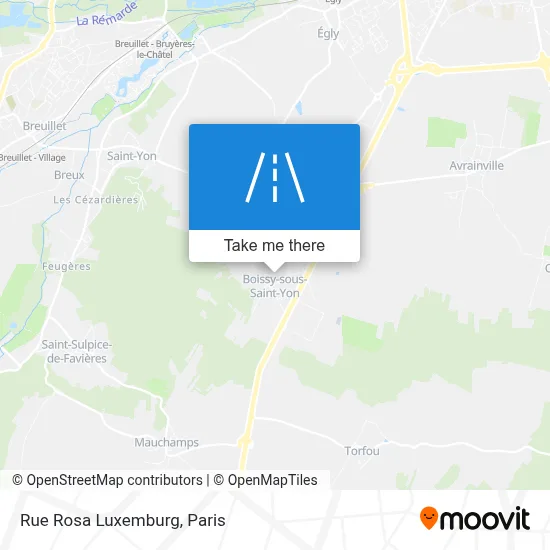Rue Rosa Luxemburg map