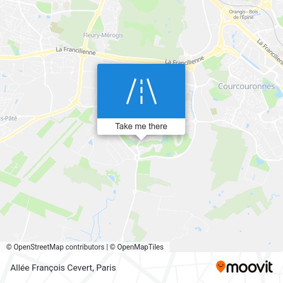 Allée François Cevert map