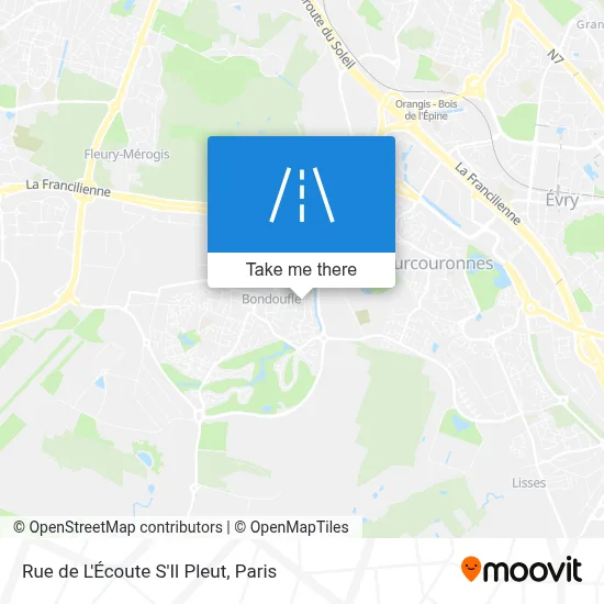 Rue de L'Écoute S'Il Pleut map