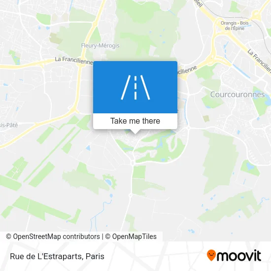 Rue de L'Estraparts map