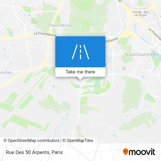 Rue Des 50 Arpents map