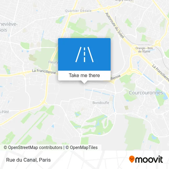 Rue du Canal map