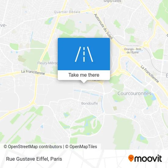 Rue Gustave Eiffel map