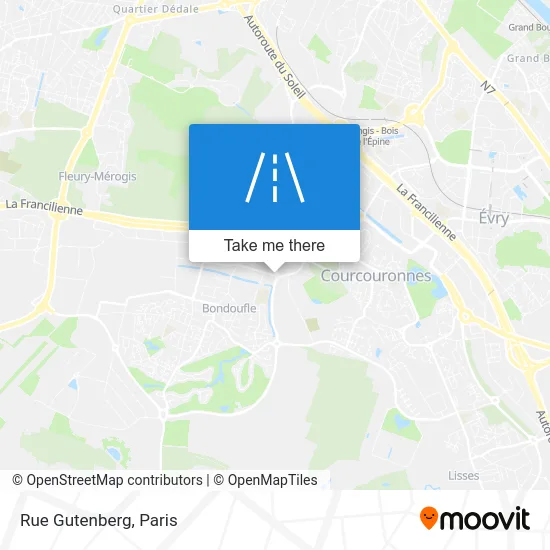 Rue Gutenberg map