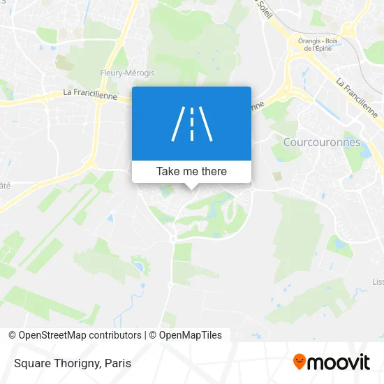 Square Thorigny map