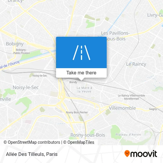 Allée Des Tilleuls map
