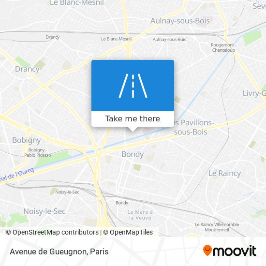 Avenue de Gueugnon map