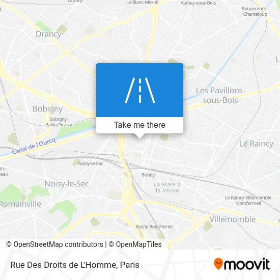 Rue Des Droits de L'Homme map