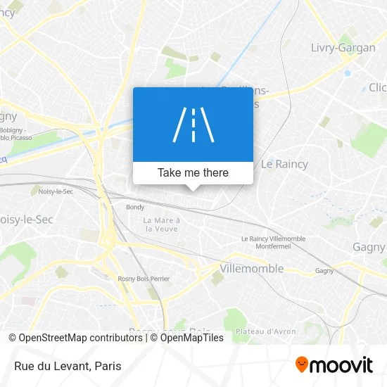 Rue du Levant map