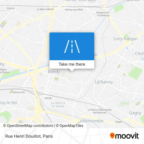 Rue Henri Douillot map