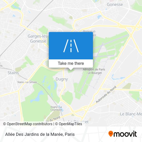 Allée Des Jardins de la Marée map