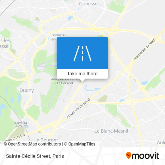 Rue Sainte-Cécile map