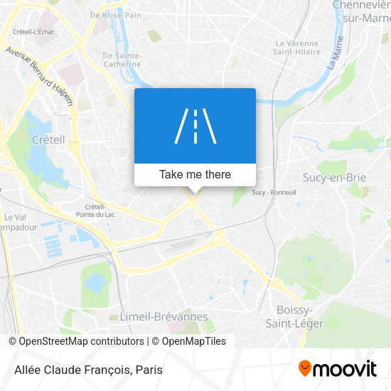 Allée Claude François map