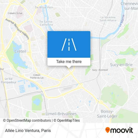 Allée Lino Ventura map