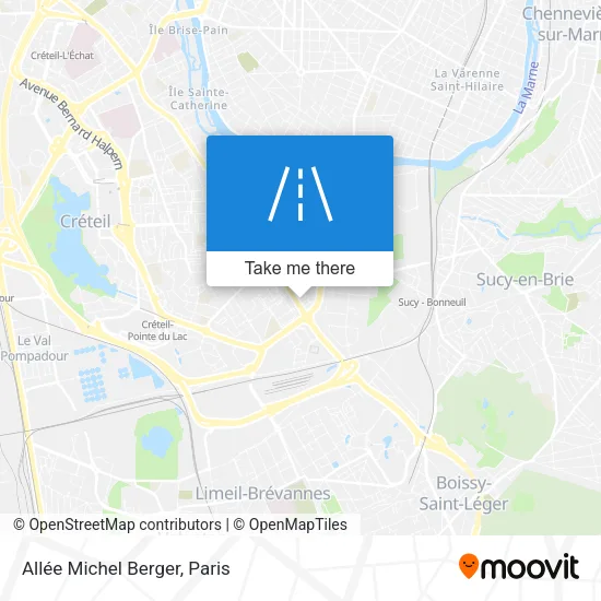Allée Michel Berger map