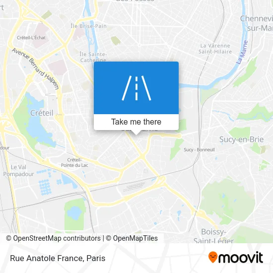 Rue Anatole France map