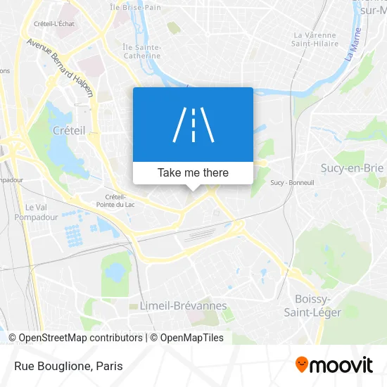 Rue Bouglione map