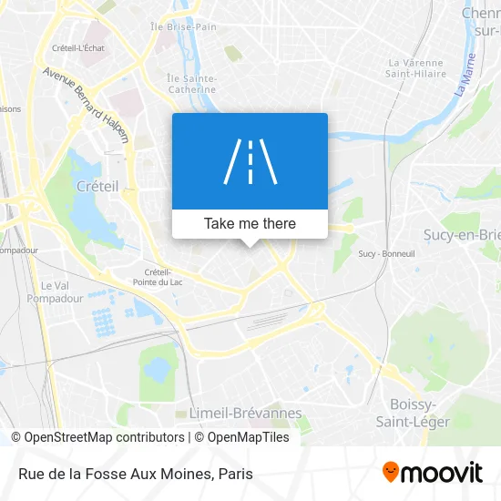 Rue de la Fosse Aux Moines map