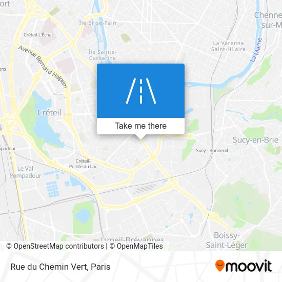 Rue du Chemin Vert map
